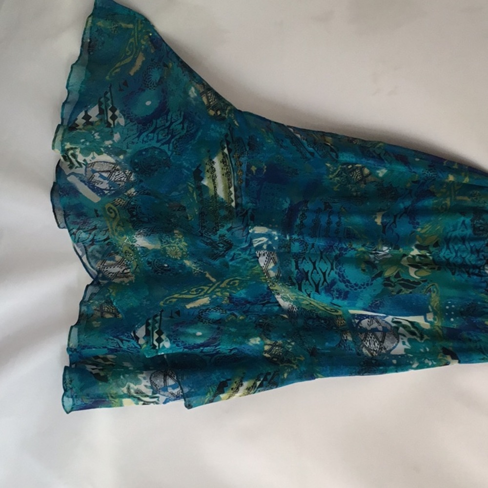 Maxi Teal Chico’s skirt